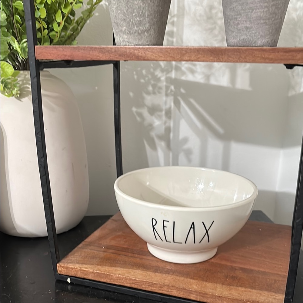 Rae Dunn White Melamine Bowl